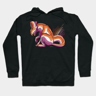 Lesboceratops Lesbian Pride Hoodie